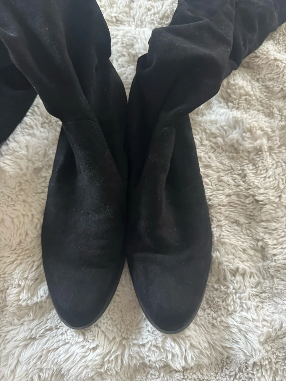 Charles by Charles David Black Over-the-Knee Stretch Boots - Women